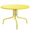 Northlight 39.25-Inch Outdoor Retro Metal Tulip Table, Yellow